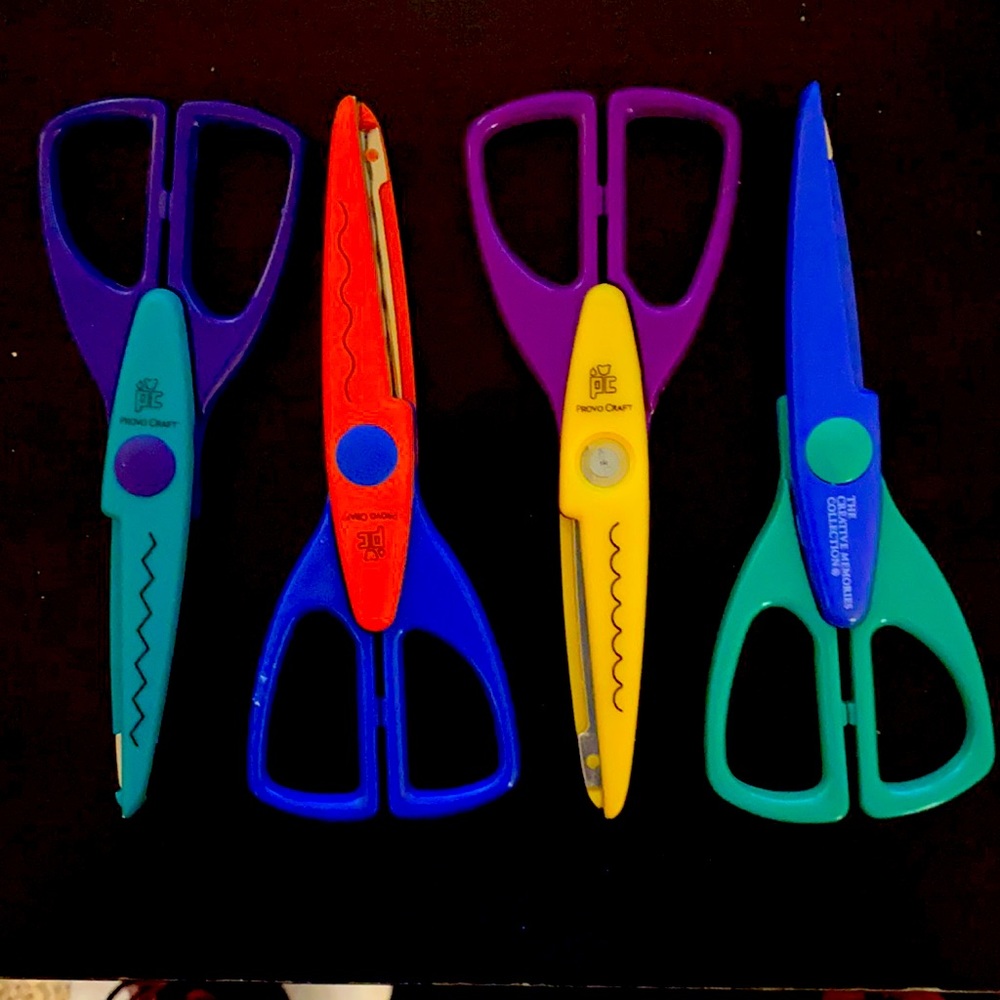 CRAFTING SCISSORS- Decorative 1 pair from Creative Memories 3 by Paper Shapers